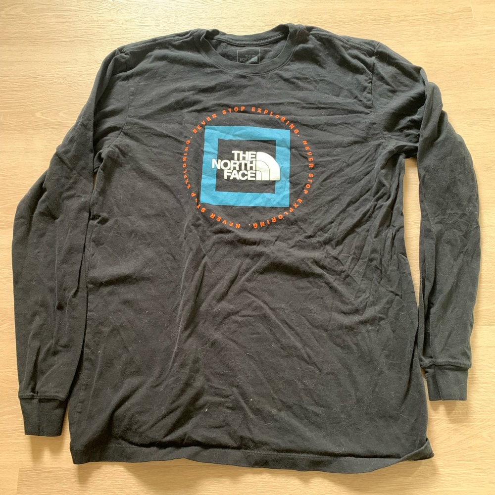 The North Face Never Stop Exploring Mens Long Sleeve Shirt Size Large